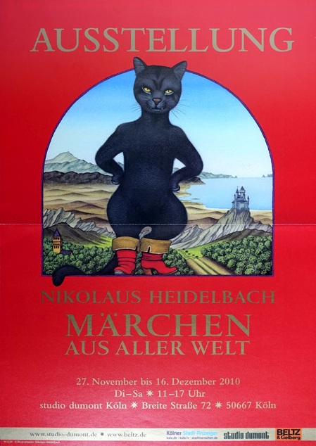 Nikolaus Heidelbach, Ausstellungsplakat gestiefelter Kater