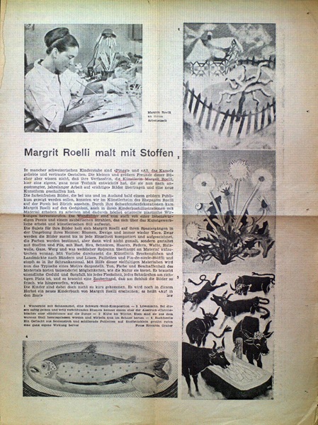 Zeitungsartikel über Margrit Roelli