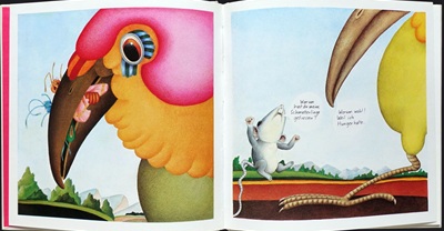 Etienne Delessert: Illustrationen für "Die Maus und die Schmetterlinge", Gertraud Middelhauve Verlag, 1975