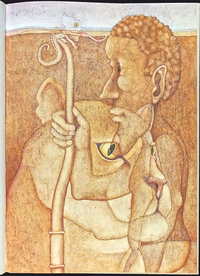 Etienne Delessert: Illustration für "Und das war so...", Gertraud Middelhauve Verlag, 1973, Text: Rudyard Kipling.