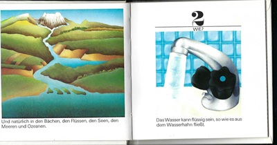 Etienne Delessert: Illustrationen für "Das Wasser", Insel Verlag, 1981, Text: Adrienne Soutter-Perrot.