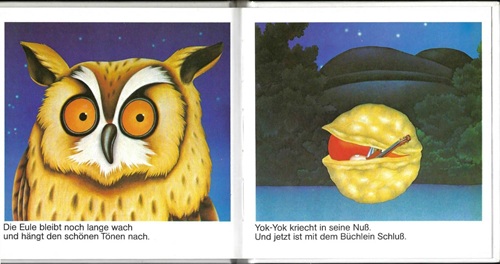 Etienne Delessert: Illustrationen für Yok-Yok 2, Gertraud Middelhauve Verlag, um 1979, Text: Anne van der Essen.