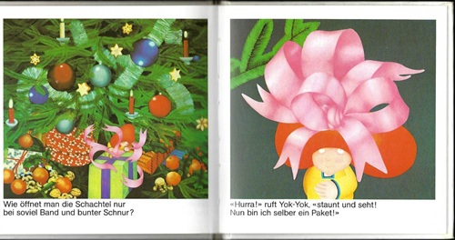 Etienne Delessert: Illustrationen für Yok-Yok 3, Gertraud Middelhauve Verlag, um 1979, Text: Anne van der Essen.