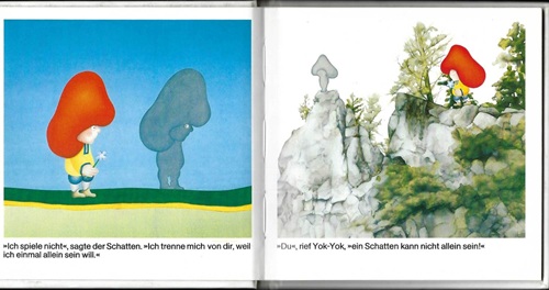 Etienne Delessert: Illustrationen für Yok-Yok 7, Gertraud Middelhauve Verlag, um 1979, Text: Anne van der Essen.
