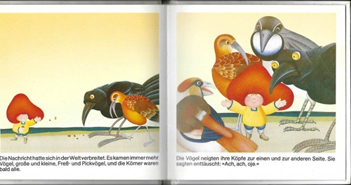 Etienne Delessert: Illustrationen für Yok-Yok 7, Gertraud Middelhauve Verlag, um 1979, Text: Anne van der Essen.