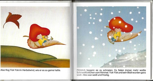 Etienne Delessert: Illustrationen für Yok-Yok 11, Gertraud Middelhauve Verlag, um 1979, Text: Anne van der Essen.