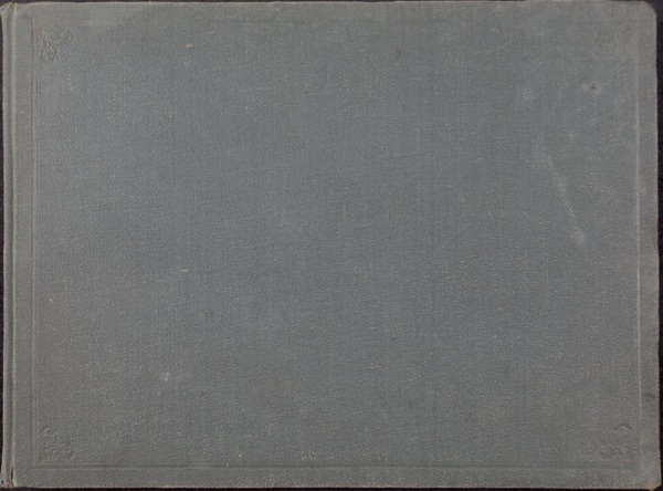 Umschlag eines skizzenbuchs des schweizer künstlers fritz gilsi, um 1910
